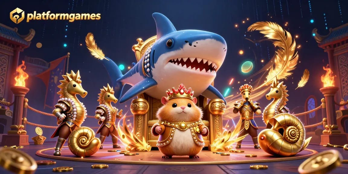 Experience platformgames where vibrant sea creatures engage in thrilling gameplay amidst a rich, dynamic backdrop.