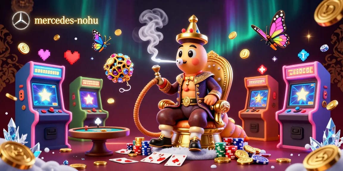 Experience thrilling poker action with mercedes-nohu featuring colorful characters and game elements.