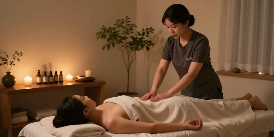 Relaxing massage therapy studio featuring 서울출장안마 services that promote wellness and healing.