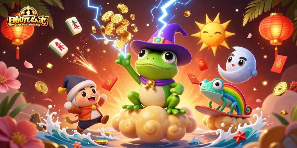 Experience the thrilling adventures of quyetchientienthuong with a vibrant scene filled with golden coins and enchanted characters.