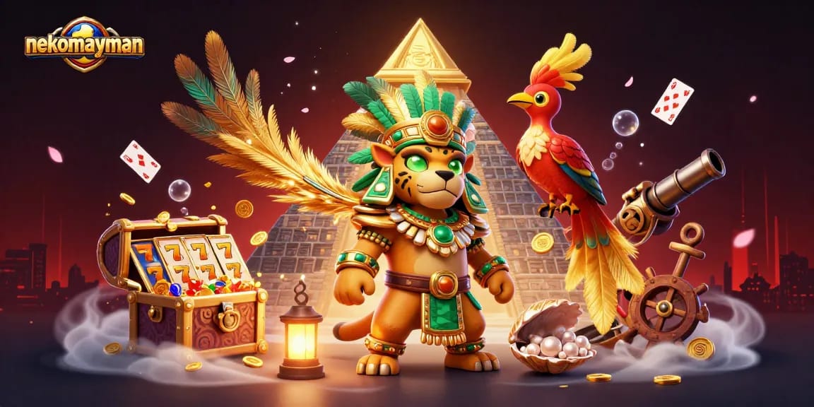 Neko May Mắn showcases exhilarating slot gameplay with stunning graphics and dynamic features.
