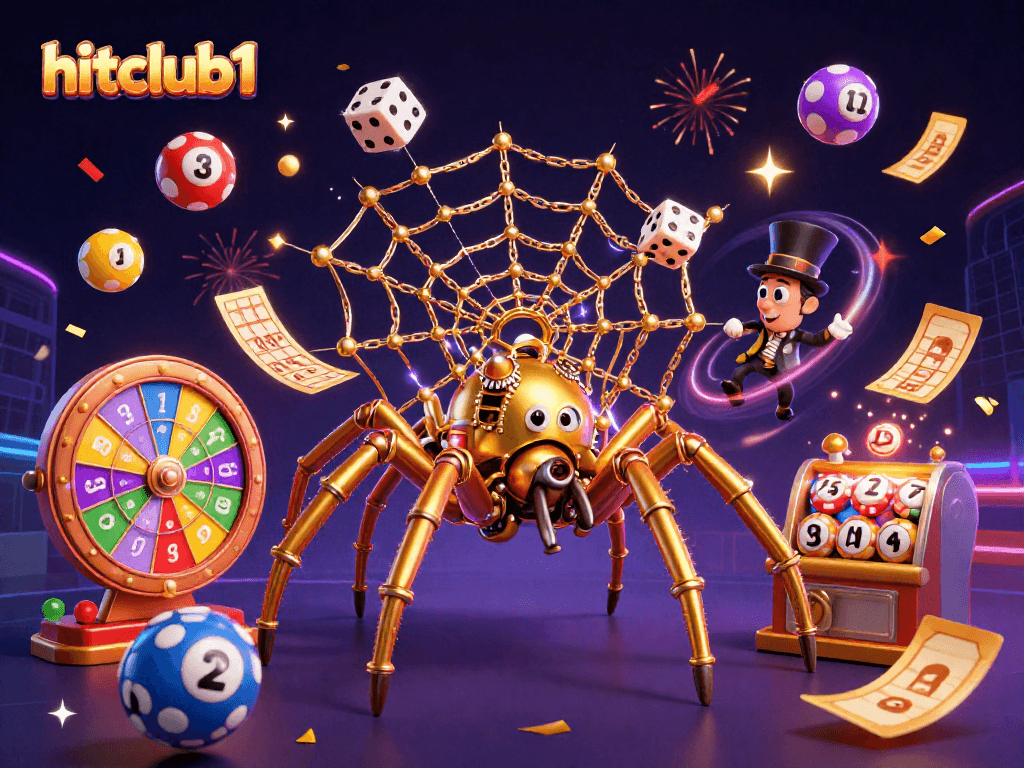 Engage with hitclub1's lively gaming scene featuring steampunk elements and lottery dynamics.