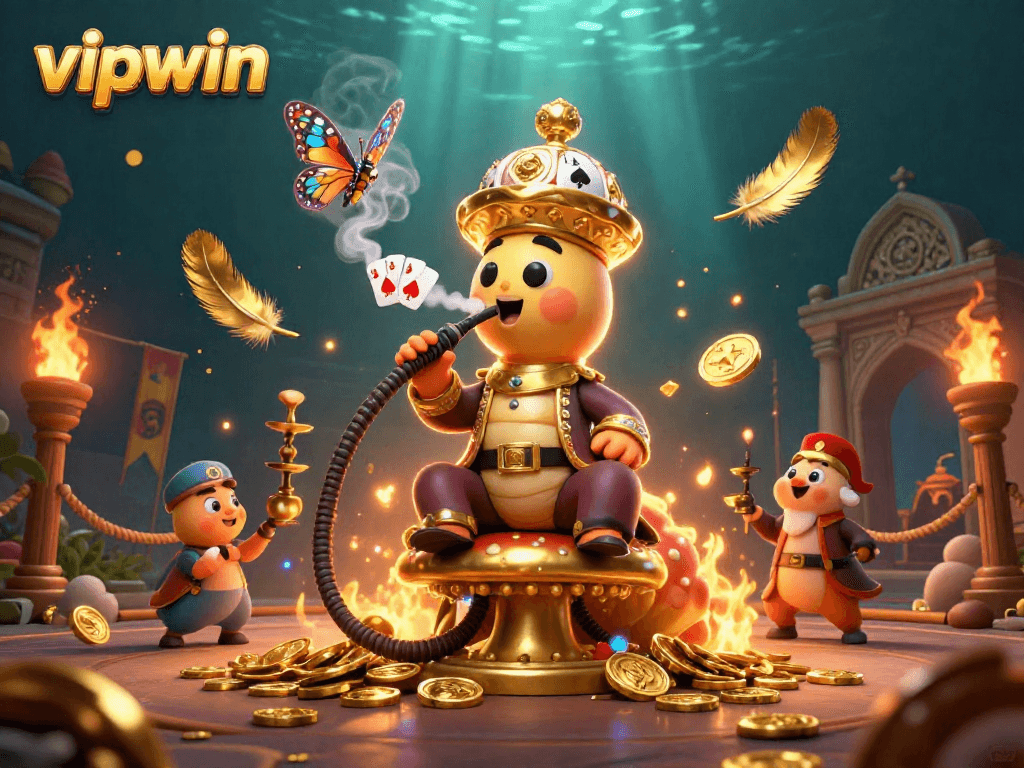 Experience thrilling gameplay at vipwin with immersive 3D elements, featuring a vibrant casino atmosphere.