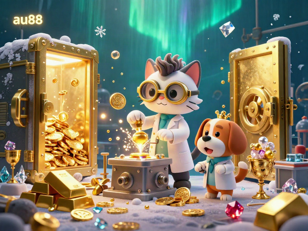 Engage with exciting casino adventures at au88, featuring sparkling gold and dynamic characters.