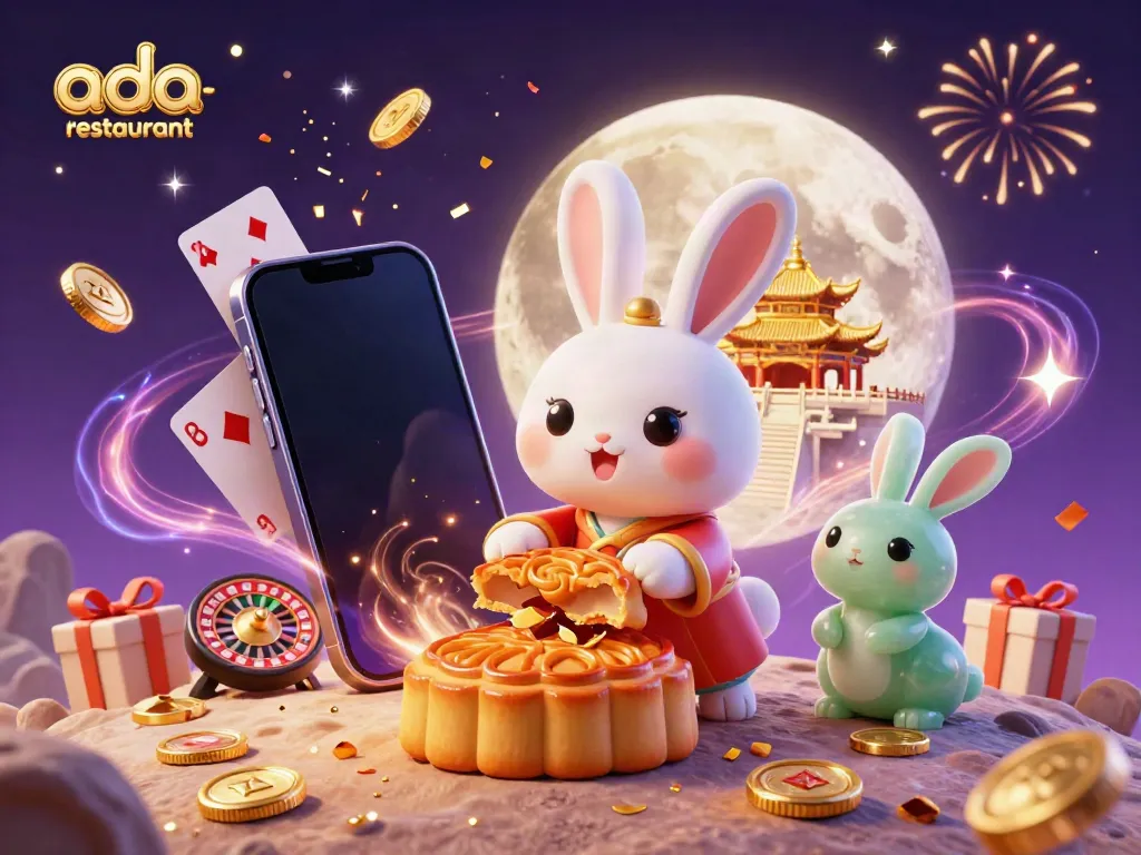 Experience the vibrant energy of ada-restaurant with rich visuals of traditional Chinese folklore and thrilling poker elements.