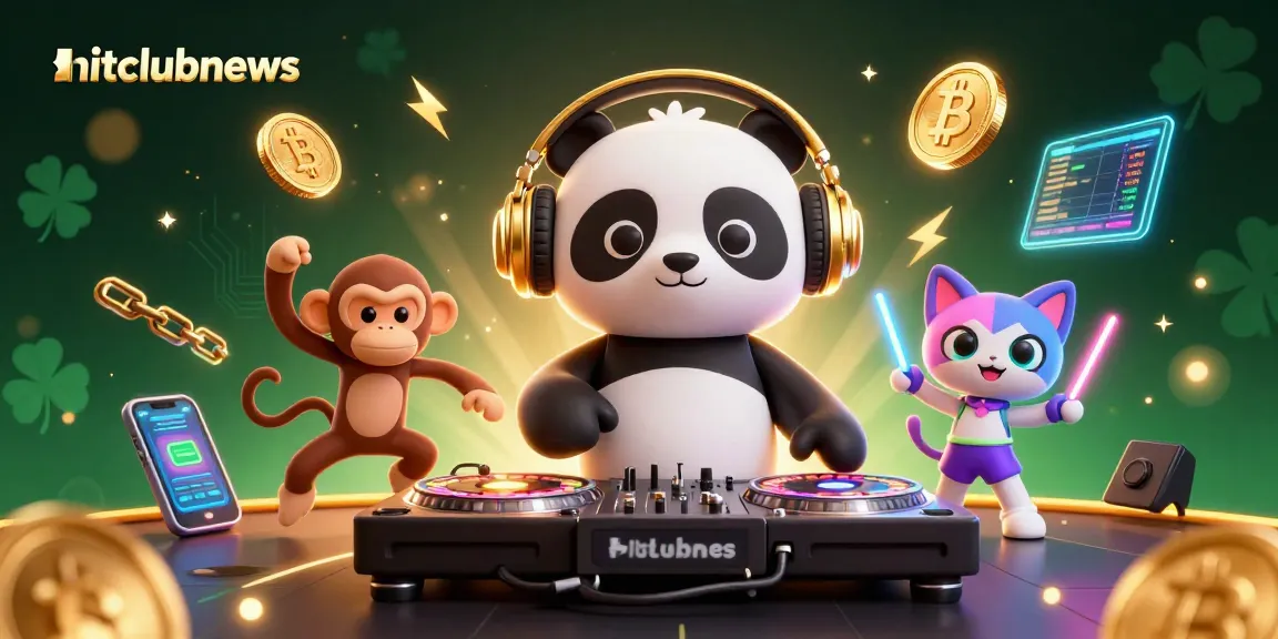 Summon victories with hitclubnews as a DJ panda spins fortunes in a vibrant casino scene
