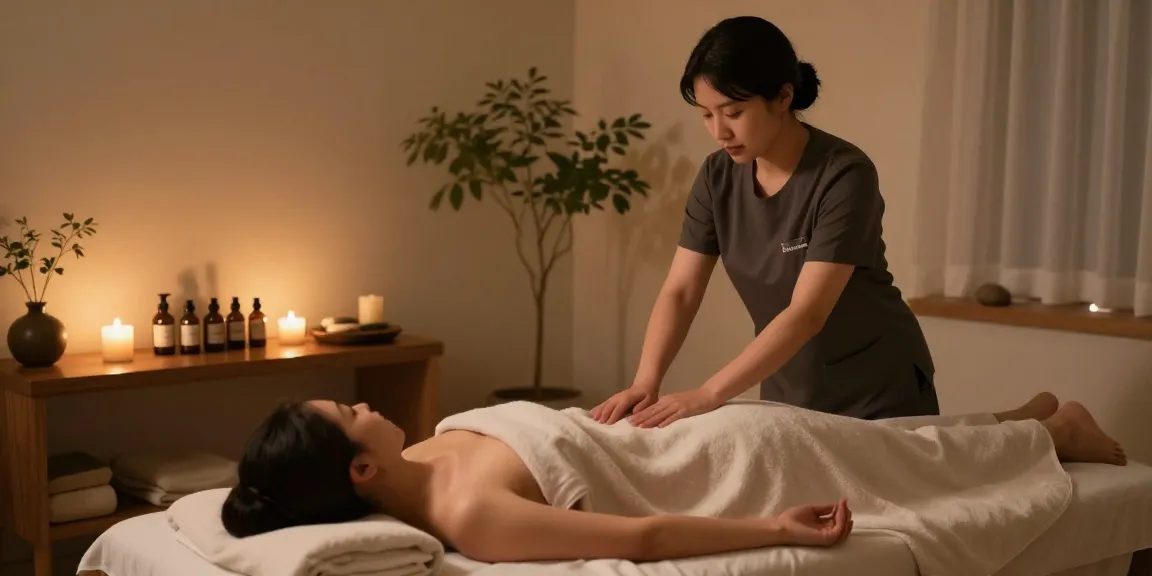 Relaxing massage therapy studio featuring 서울출장안마 services that promote wellness and healing.
