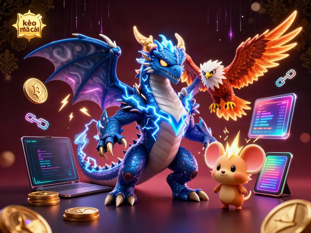 Place bets and analyze odds at kèo nhà cái with dynamic sports betting elements in a vibrant 3D scene.