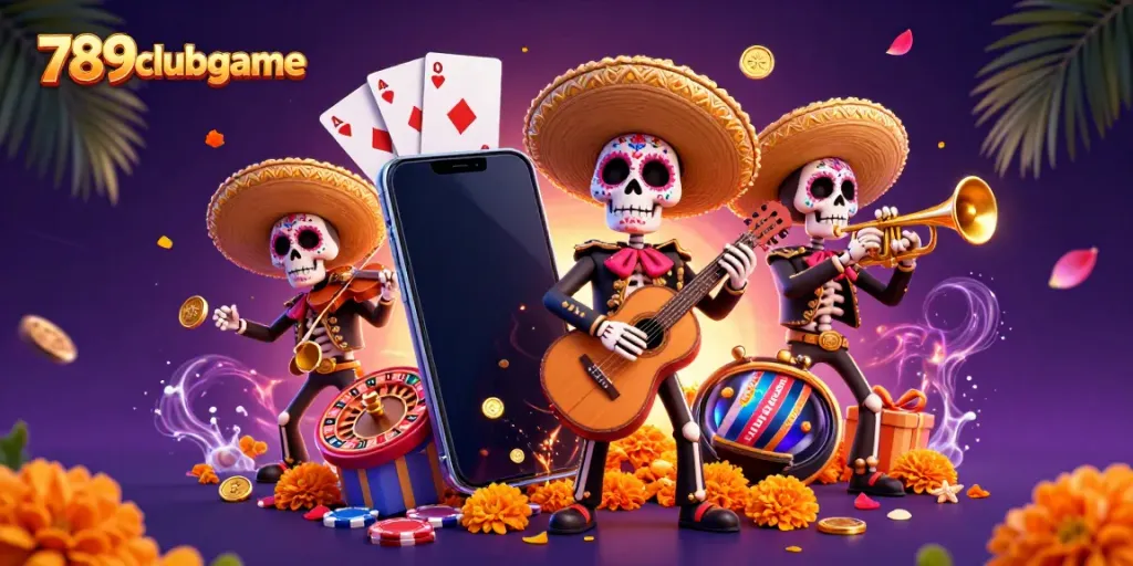 Experience the vibrant energy of 789clubgame with a thrilling casino atmosphere and colorful characters.