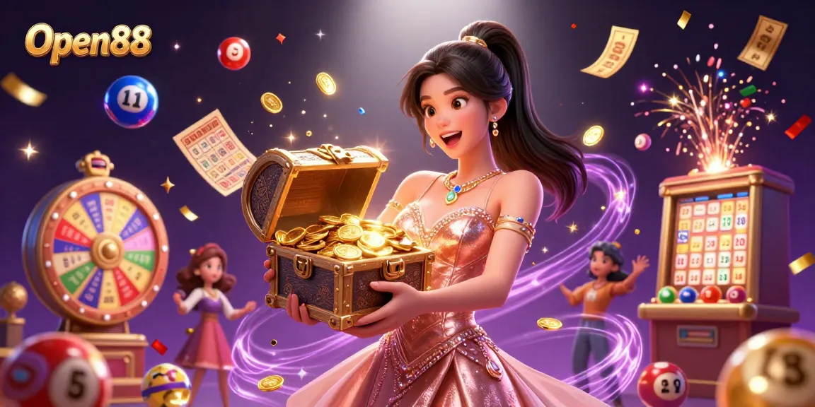 Experience the thrill of Open88's casino offerings with dynamic games and vibrant winnings.