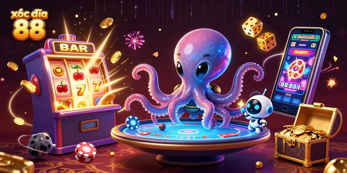 Xóc đĩa 88 brings thrilling alien gameplay with vibrant visuals and engaging slot elements.