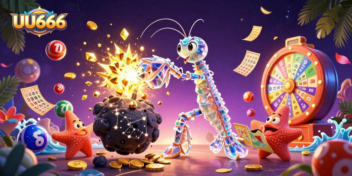Experience exciting gameplay with UU666 through colorful lottery balls and vibrant casino elements.