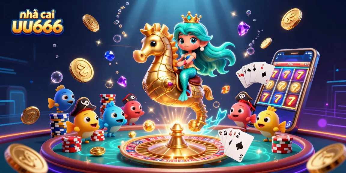 Engage with nhà cái uu666 for thrilling gaming adventures featuring vibrant characters and casino elements.