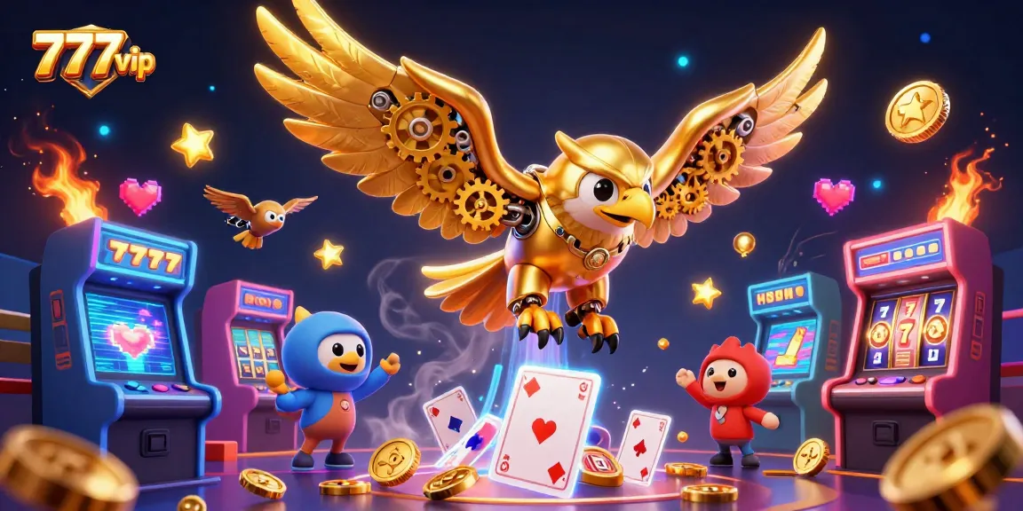 Experience thrilling gameplay at 777vip with a vibrant arcade-inspired casino adventure.