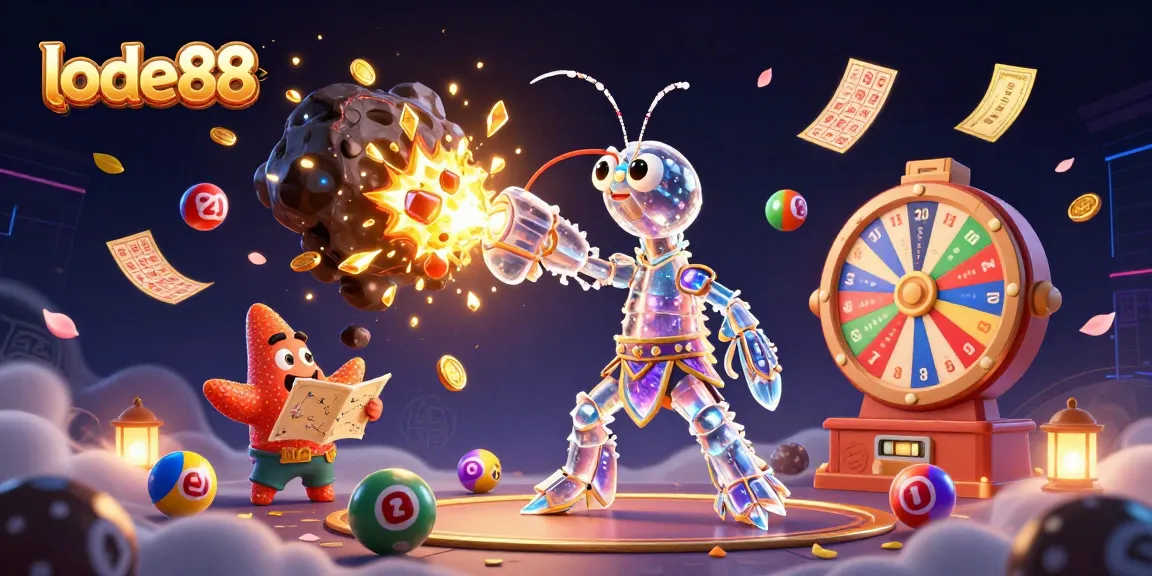 Experience the thrill of lode88 as vibrant lottery balls and prizes burst into action!