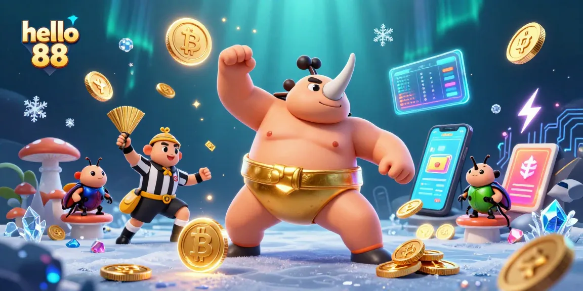 Experience thrilling moments with hello 88 as the rhinoceros beetle champion wins coins in a vibrant casino.