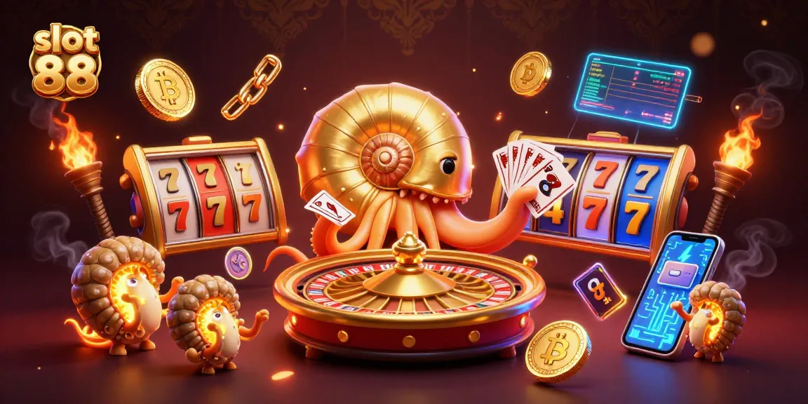 Experience thrilling gameplay in slot 88 with vibrant 3D cartoon elements and golden visuals.