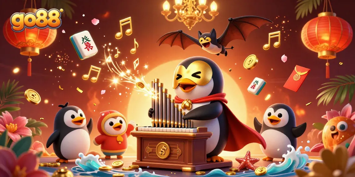 Engage in thrilling gameplay at go88 with a vibrant 3D casino illustration showcasing exciting elements.