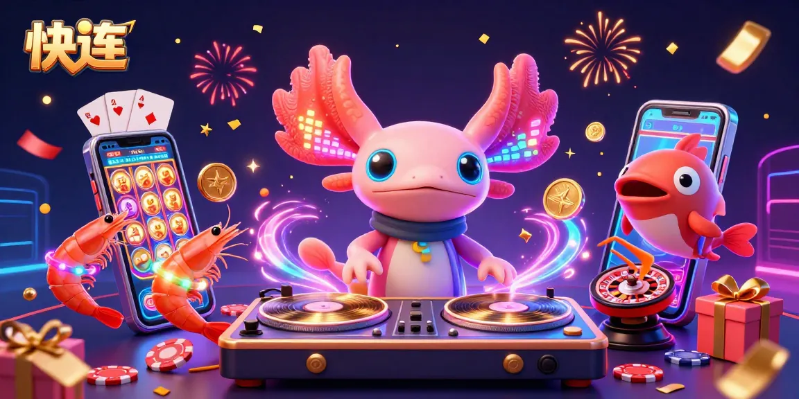 快连 brings excitement to the casino scene with colorful slot games and engaging characters, creating an energetic atmosphere.