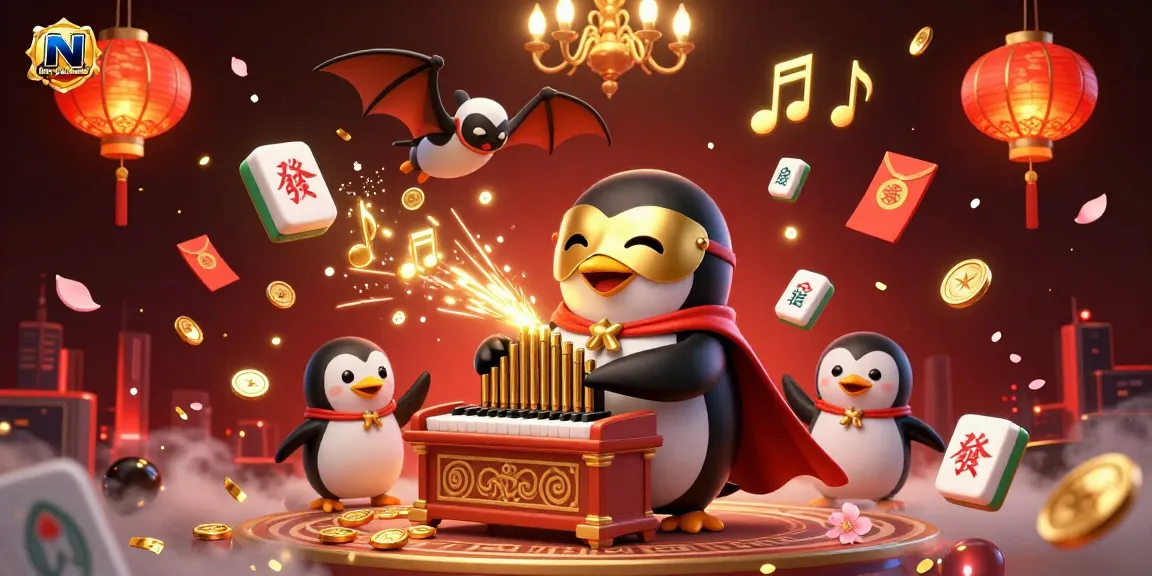 Bet on the latest link-judi-bola with a captivating 3D casino scene featuring animated characters.
